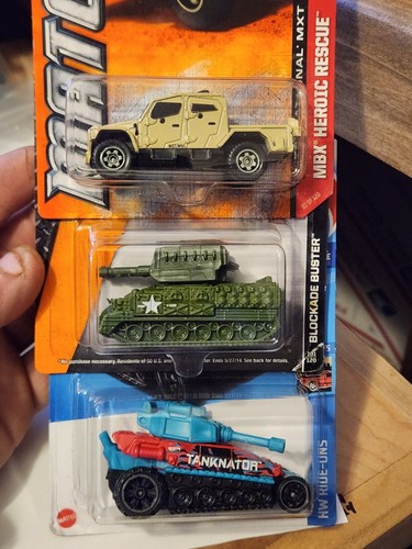 Hot wheel matchbox - hot, militare